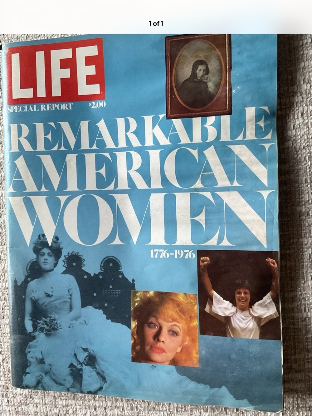 LIFE Special Report: Remarkable American Women 1776-1976 - Blue Cover